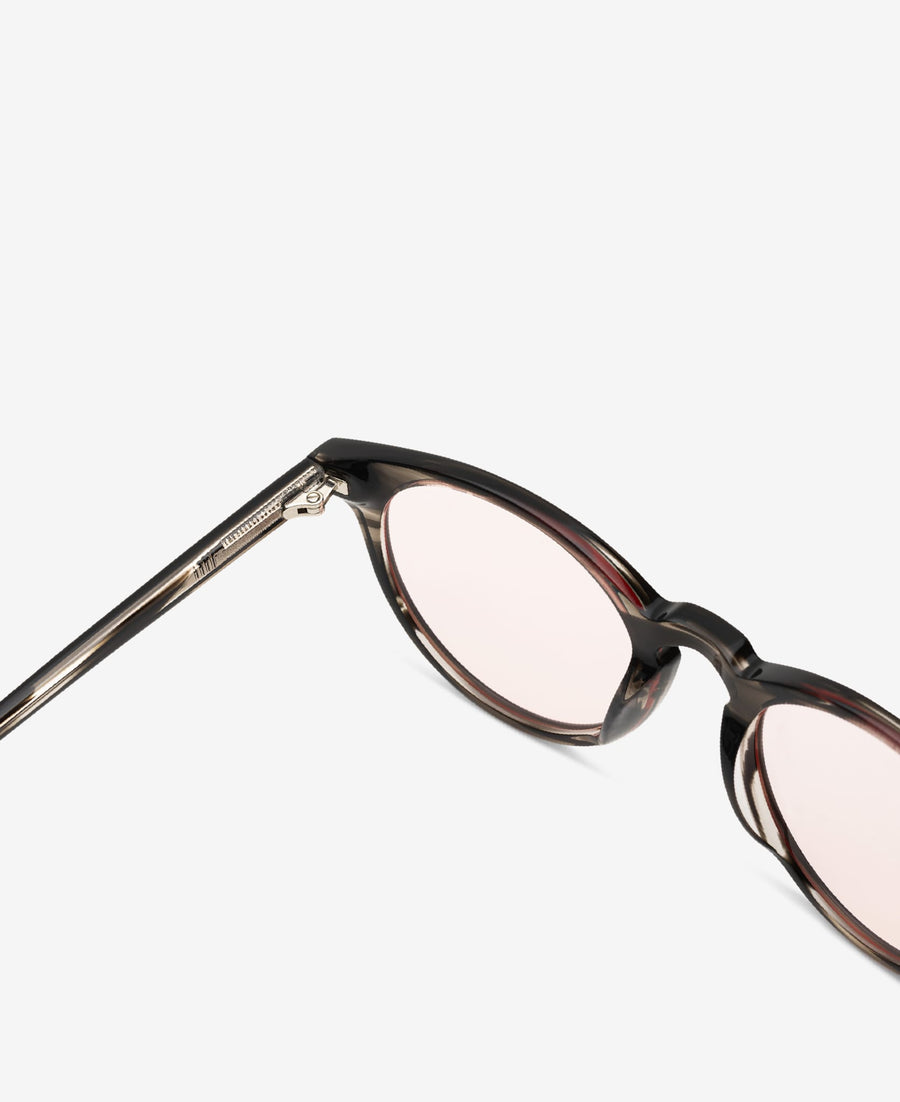 DEPP OPTICS - Cloudy Grey Peach-red tint