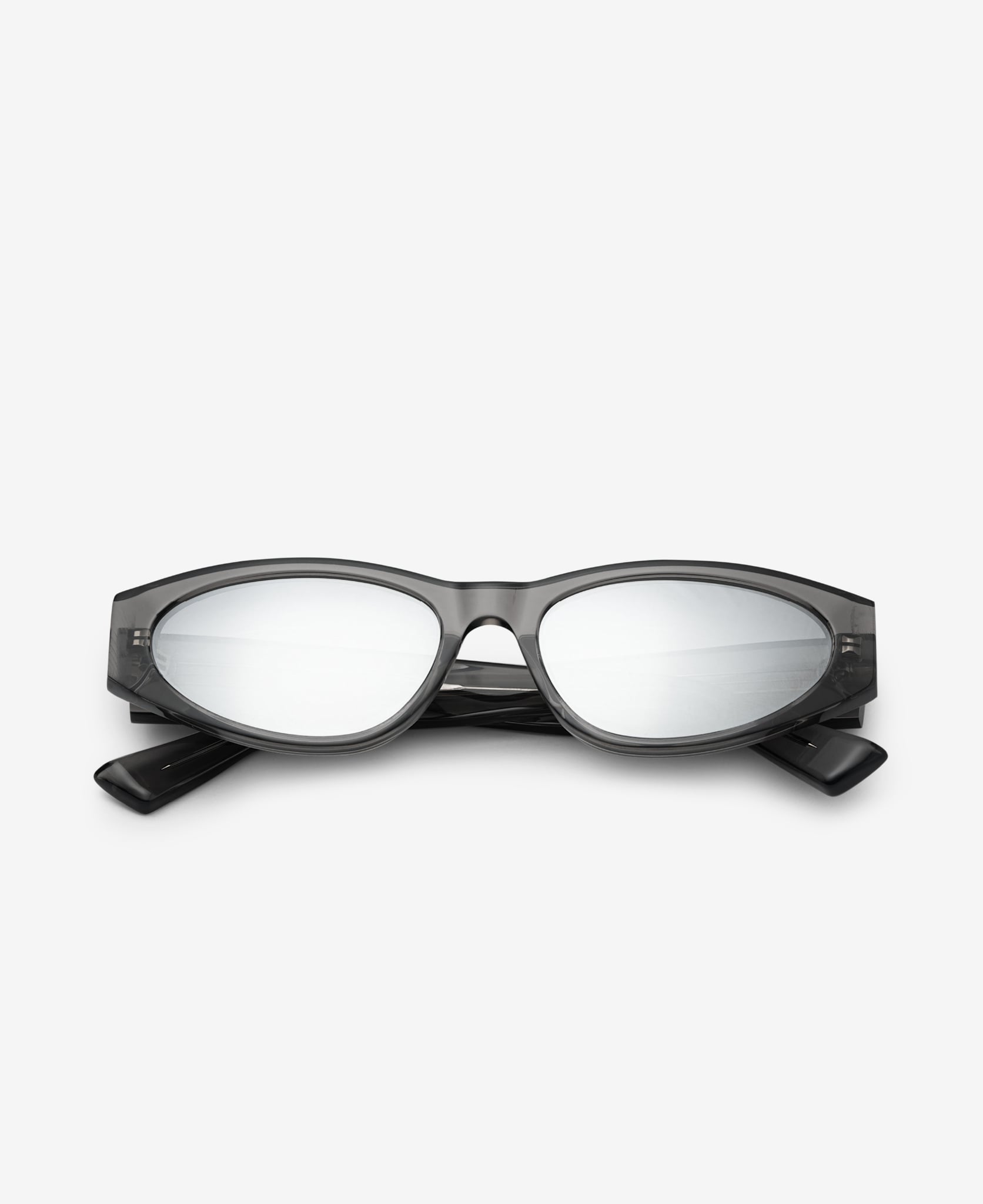 BLADE - Transparent Gray Silver Mirrored