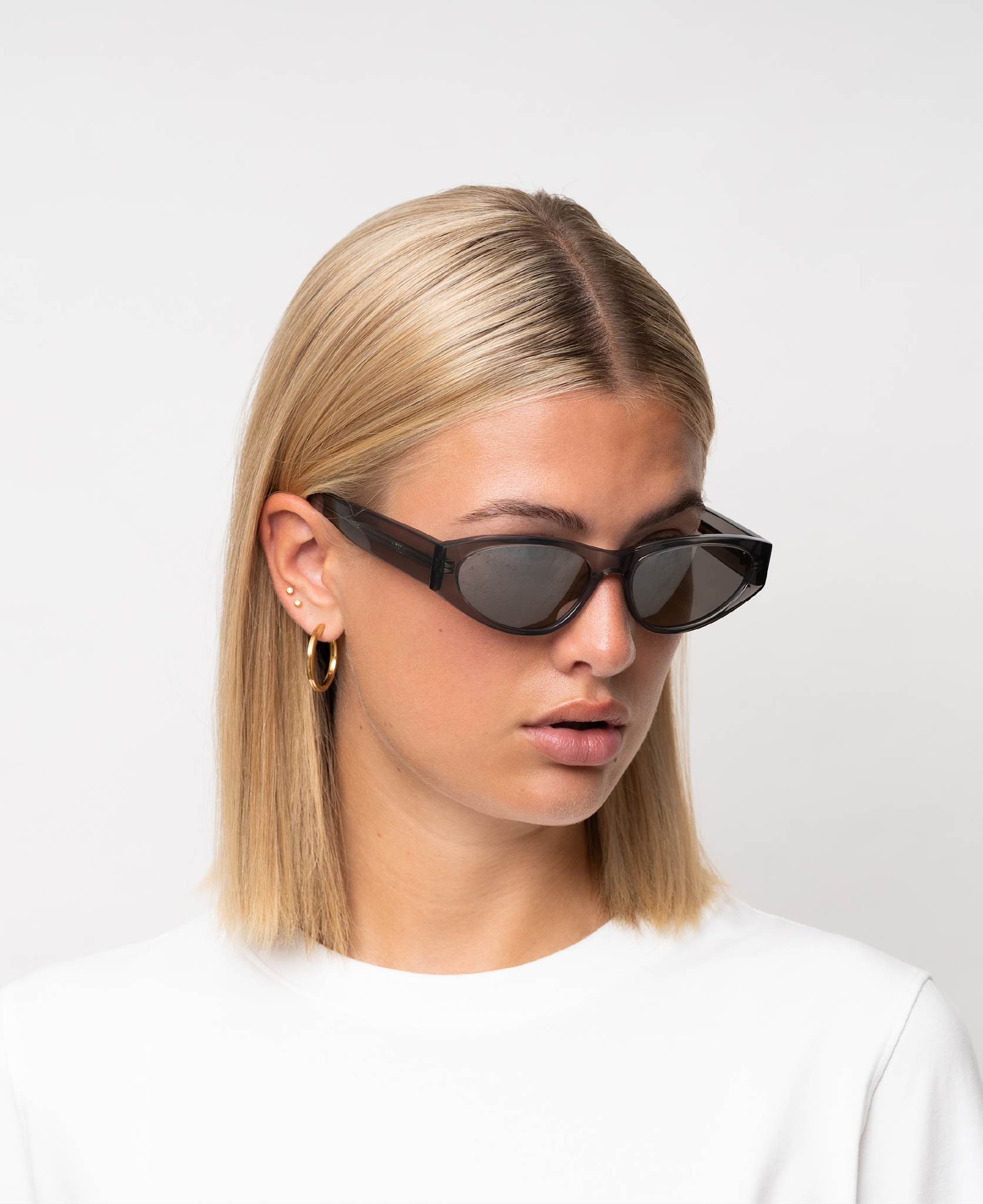 BLADE - Transparent Grey Silver Mirrored