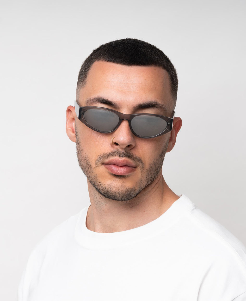 BLADE - Transparent Grey Silver Mirrored