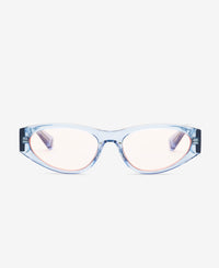 BLADE REVEAL - Transparent Blue / Transparent Peach-red tint