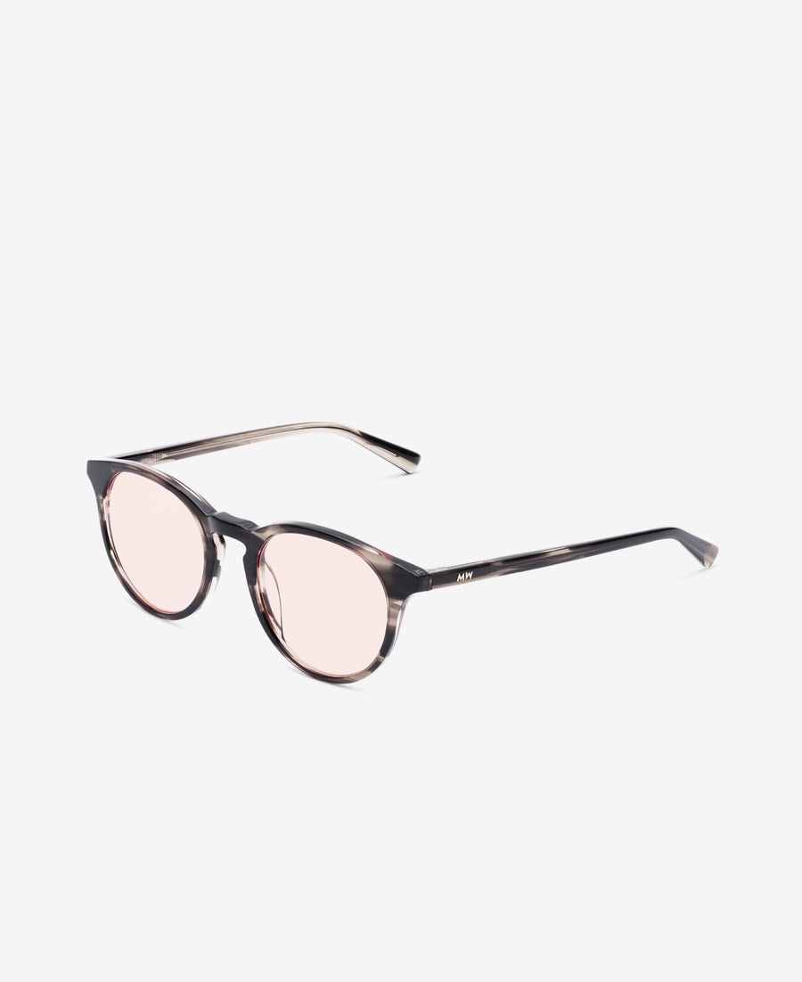 DEPP OPTICS - Cloudy Grey Peach-red tint