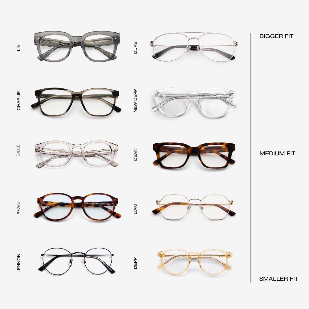 Mens glasses types online