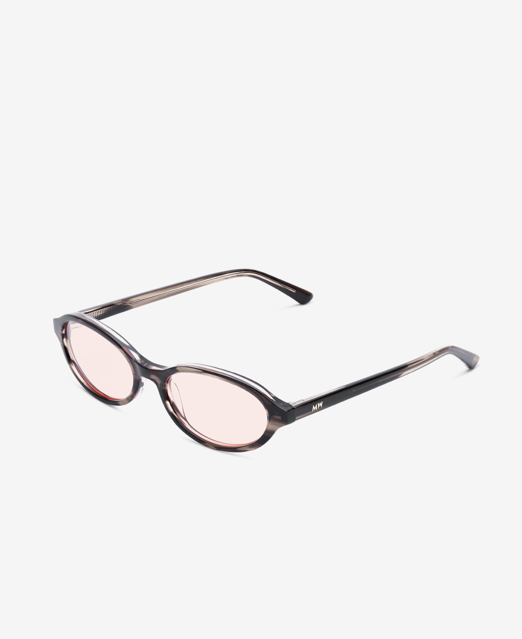 IVY OPTICS - Cloudy Grey Peach-red tint
