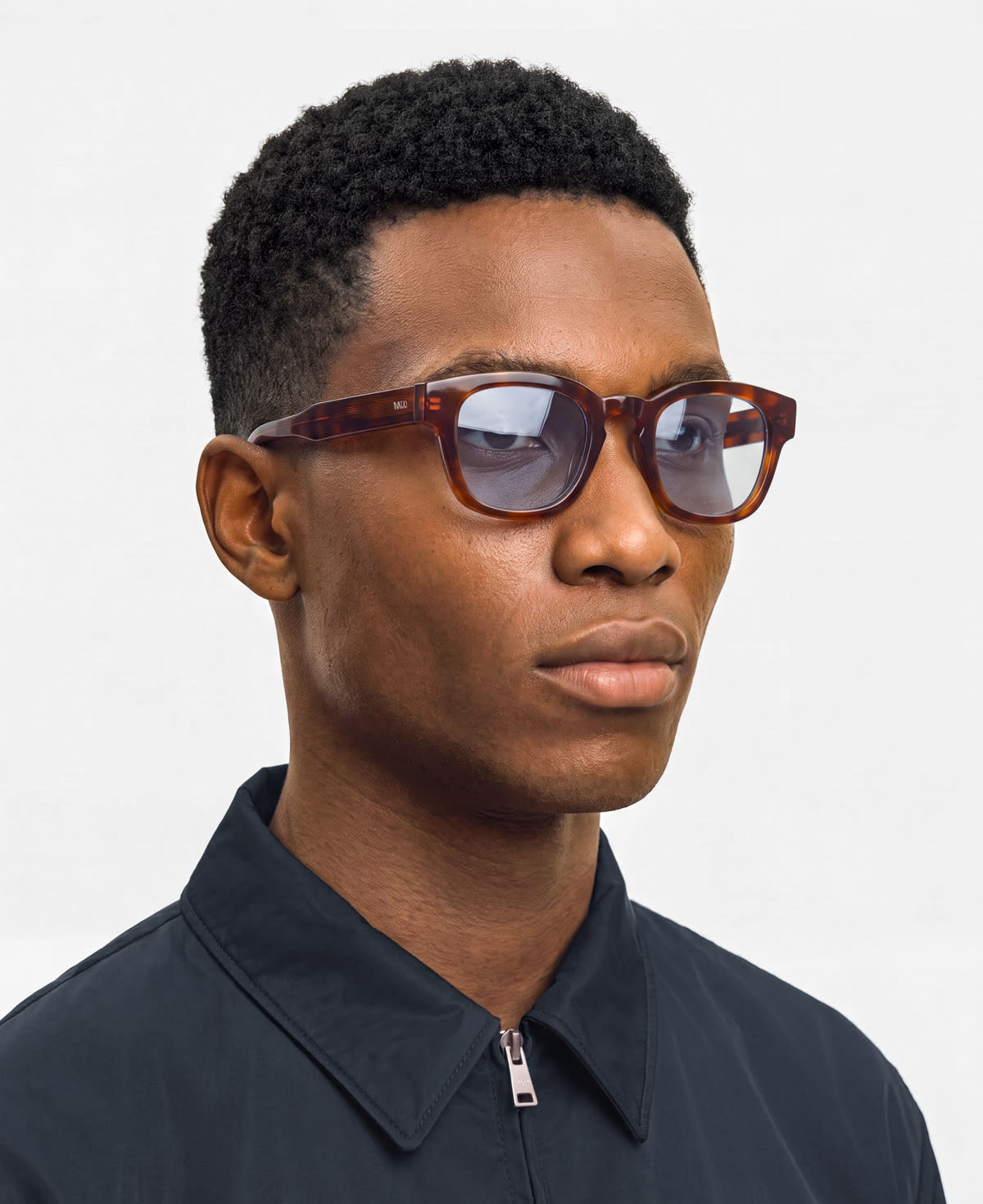 TEO - Burnt Havana Soft Blue