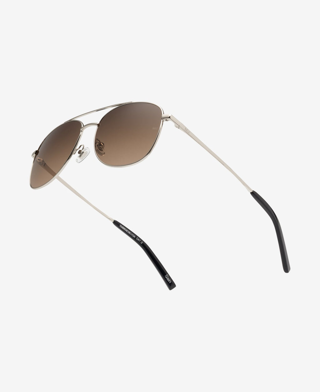 SAIN - Shiny Silver Deep Brown Gradient