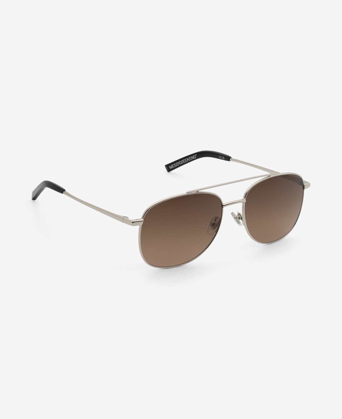 SAIN - Shiny Silver Deep Brown Gradient