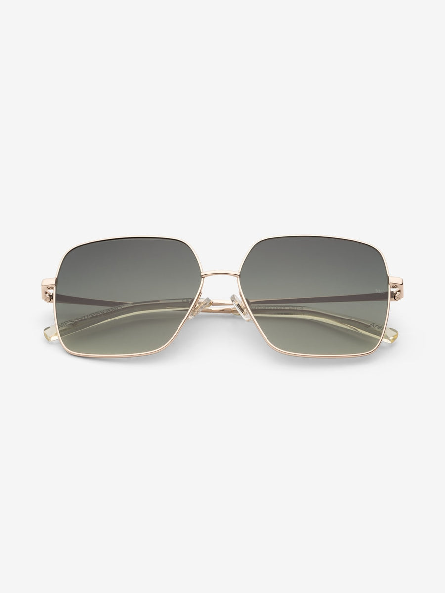 AREL - Shiny Gold Deep Green Gradient