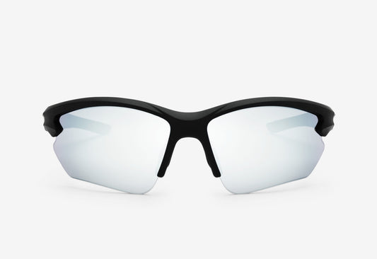 RATE - Black Silver Mirrored Polarized