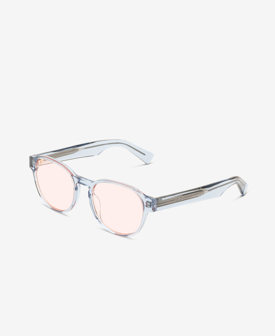 RYAN REVEAL - Transparent Blue / Transparent Peach-red tint