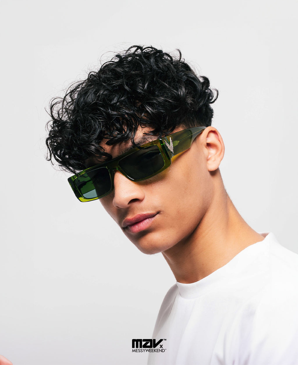 Mav Rapper MAV 1 Green Sunglasses | By MAV™️ x MESSYWEEKEND™